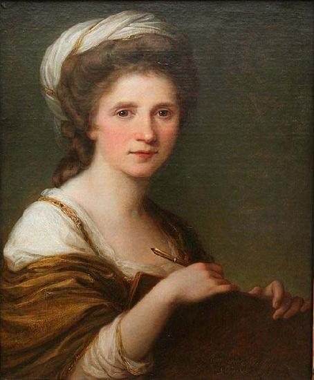Angelica Kauffmann Self-portrait oil painting picture